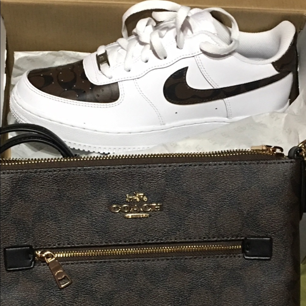 Custom Coach Logo Nike Air Force 1